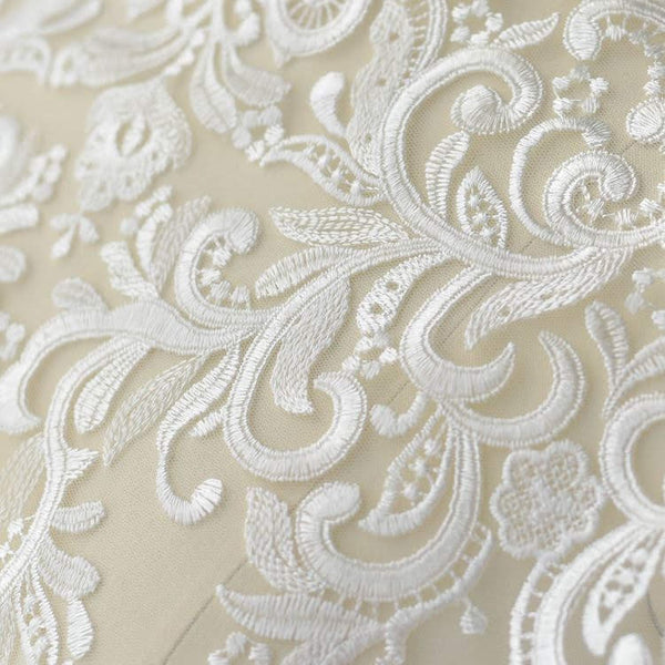 Embroidered Lace Trim: Elegant Bridal Wedding Decoration