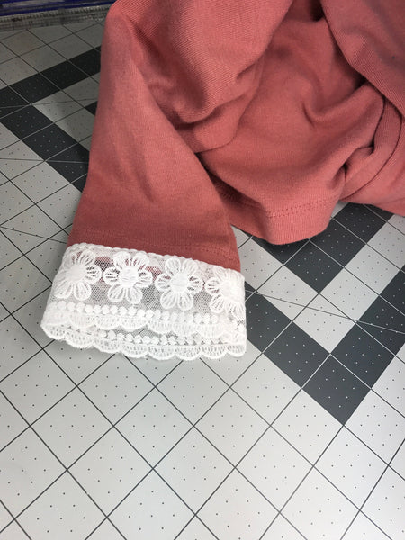 White Cotton Lace Ribbon with Floral Embroidery on Mesh Fabric - Cute, High Quality Trim for Sewing & Crafts