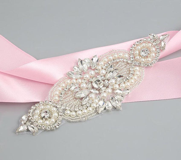 Rhinestone Bridal Applique: Iron-On Patch for Wedding Dress
