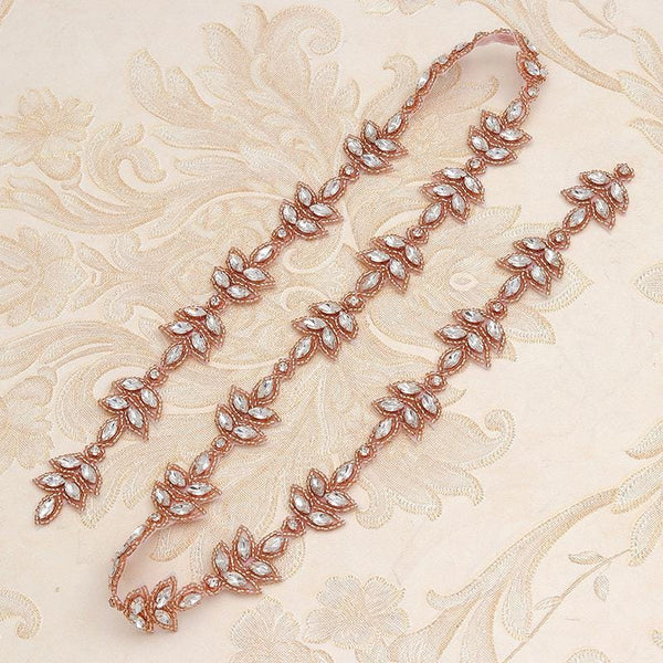 Rhinestone Bridal Trim: Sparkling Crystal Banding, Wedding Gown Embellishment