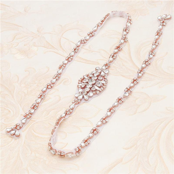 Rhinestone Bridal Applique: Iron-On Patch for Wedding Dress