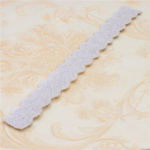 Rhinestone Bridal Applique: Iron-On Patch for Wedding Dress Belt