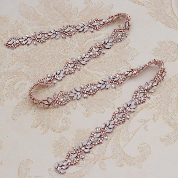 Sparkling Rhinestone Trim: Bridal Dress Crystal Banding