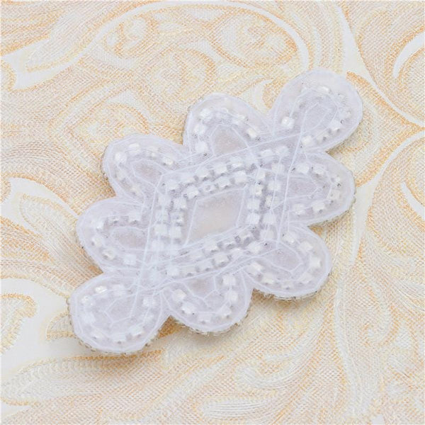 Rhinestone Bridal Applique: Iron-On Patch for Wedding Dress