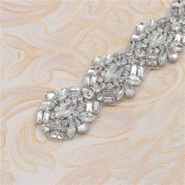 Rhinestone Bridal Dress Belt Trim: Elegant Wedding Accessory