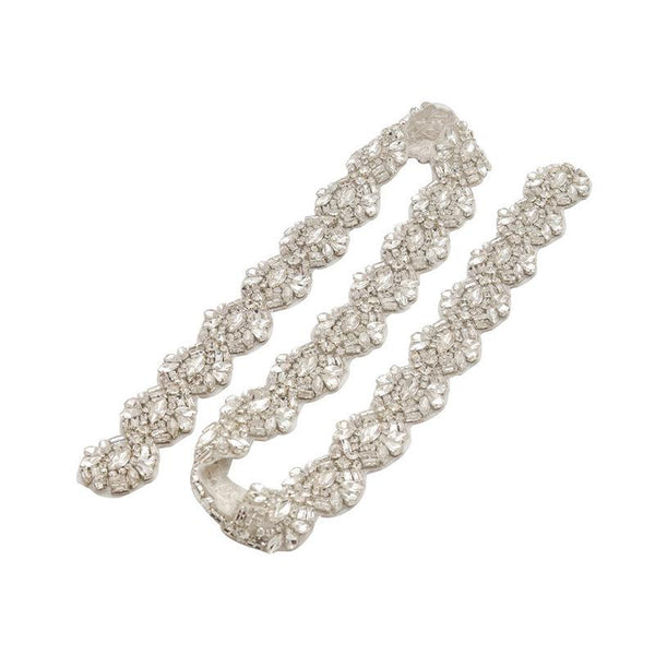 Rhinestone Bridal Dress Belt Trim: Elegant Wedding Accessory