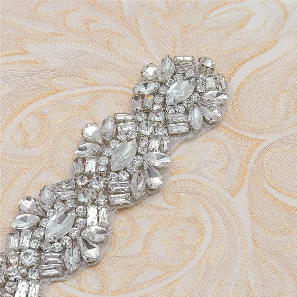 Rhinestone Bridal Dress Belt Trim: Elegant Wedding Accessory
