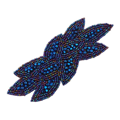 Rhinestone Bridal Applique: Iron-On Patch for Wedding Dress