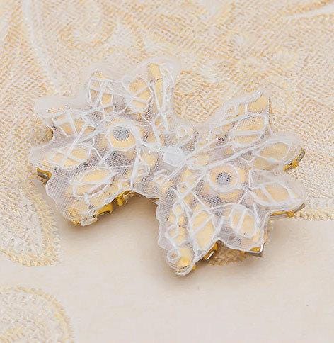 Rhinestone Bridal Applique: Iron-On Patch for Wedding Dress