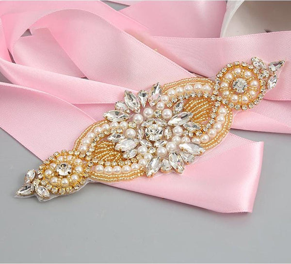 Rhinestone Bridal Applique: Iron-On Patch for Wedding Dress