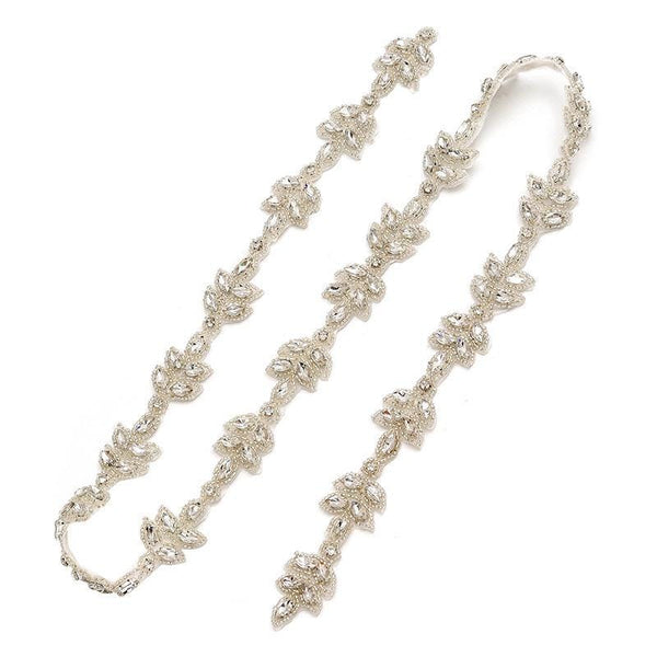 Rhinestone Bridal Trim: Sparkling Crystal Banding, Wedding Gown Embellishment