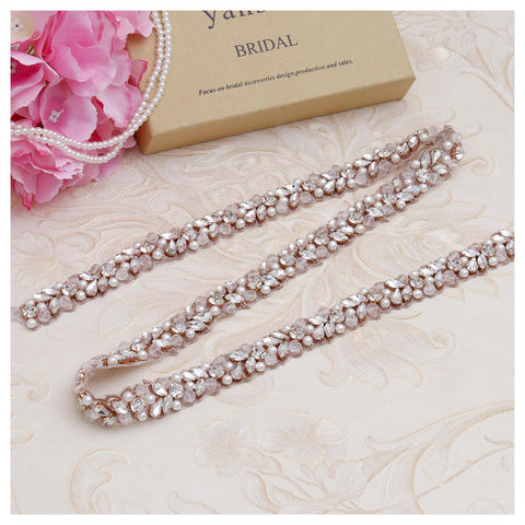 Rhinestone Bridal Trim: Sparkling Crystal Banding, Wedding Gown Embellishment