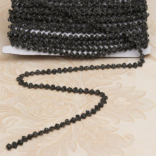 Sparkling Rhinestone Trim: Ultra Thin Crystal Banding, Bridal Gown Embellishment
