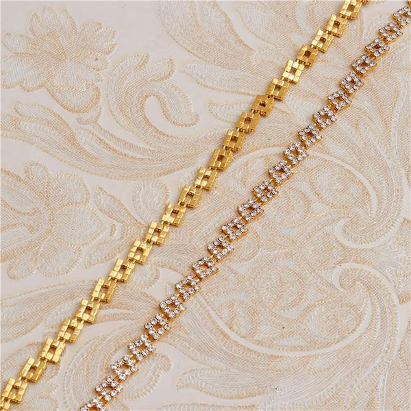 Sparkling Rhinestone Trim: Bridal Dress Crystal Banding, Wedding Gown Embellishment