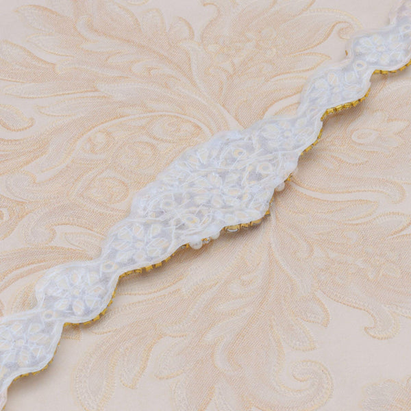 Rhinestone Bridal Applique: Iron-On Patch for Wedding Dress
