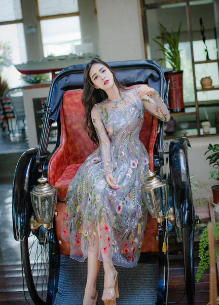 Floral Embroidered Bridal Lace Fabric - White Corded Lace for Wedding Gown