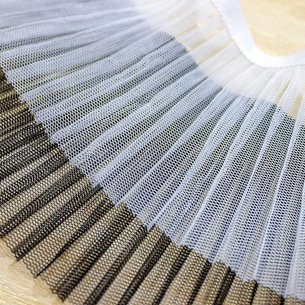 White Ruffle Tutu Trim: 1 Inch Wide, Non-Elastic DIY Decor