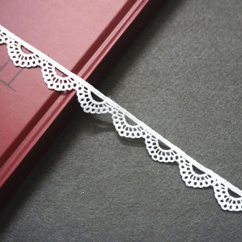 White Venice Lace Trim: Scalloped Edge, Sewing & DIY Craft