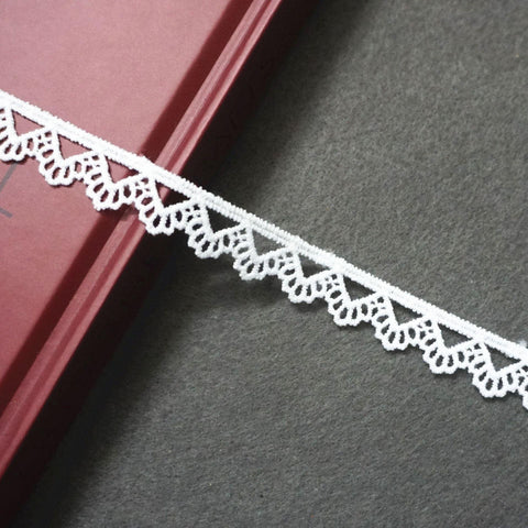Off White Venice Lace Trim: Scalloped Edge, Sewing & Crafting