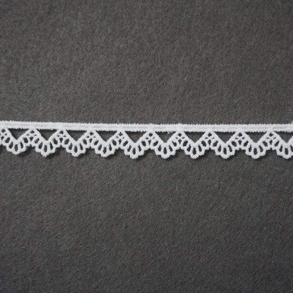 Off White Venice Lace Trim: Scalloped Edge, Sewing & Crafting