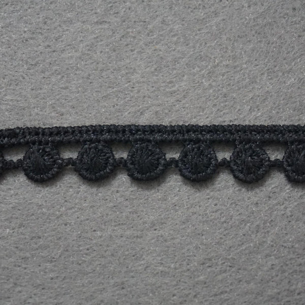 White Venice Lace Trim: Round Pattern, Crafting & Sewing - 1/2 Inch
