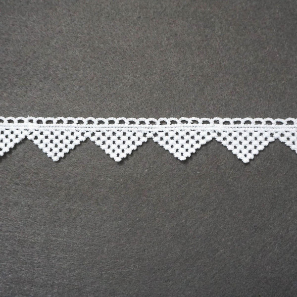 Off-White Venice Lace Trim: Floral Scalloped Guipure Bridal Lace