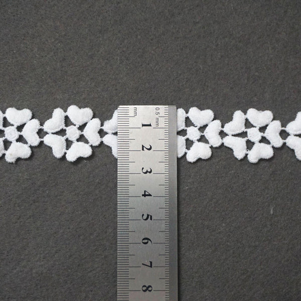Venice Lace Trim: Round Flower Pattern, Off-White DIY Decor