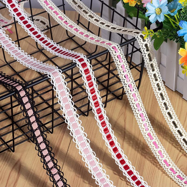 Cotton Lace Ribbon: 3/4 Inch Wide - DIY Sewing & Crafting