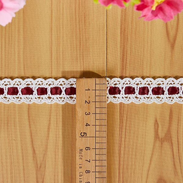 Off White Lace Ribbon Trim: 3/4 Inch, Sewing & Crafting