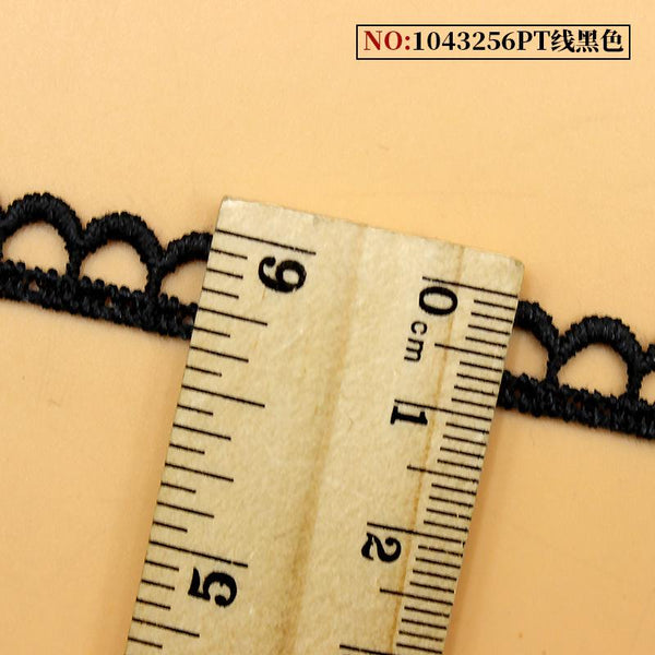 White Cotton Lace Trim: Scalloped Edge, Sewing & Crafting