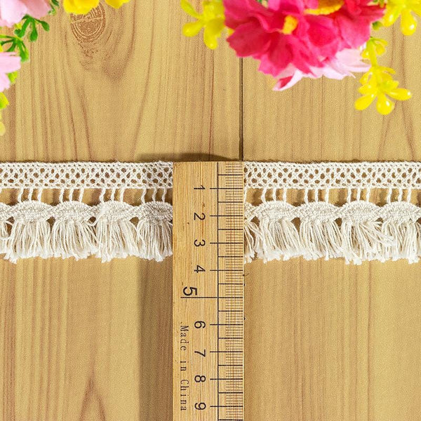 Cotton Venice Lace Trim: Scalloped Edge Sewing & Crafting