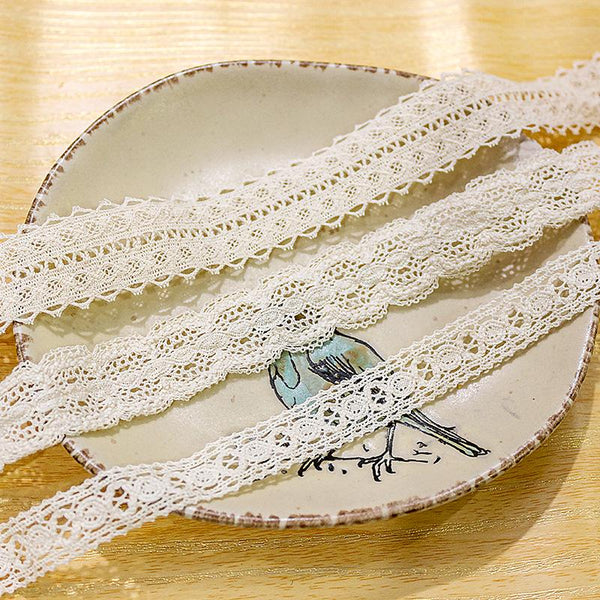 Cotton Venice Lace Trim: Scalloped Edge Sewing & Crafting