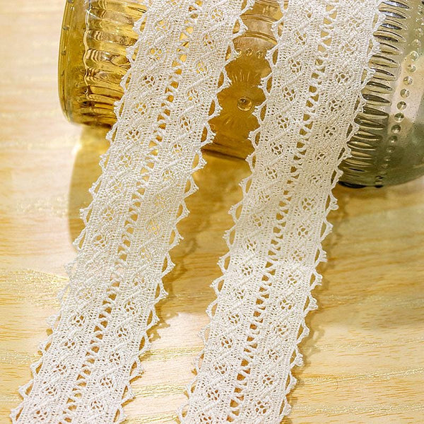 Cotton Venice Lace Trim: Scalloped Edge Sewing & Crafting