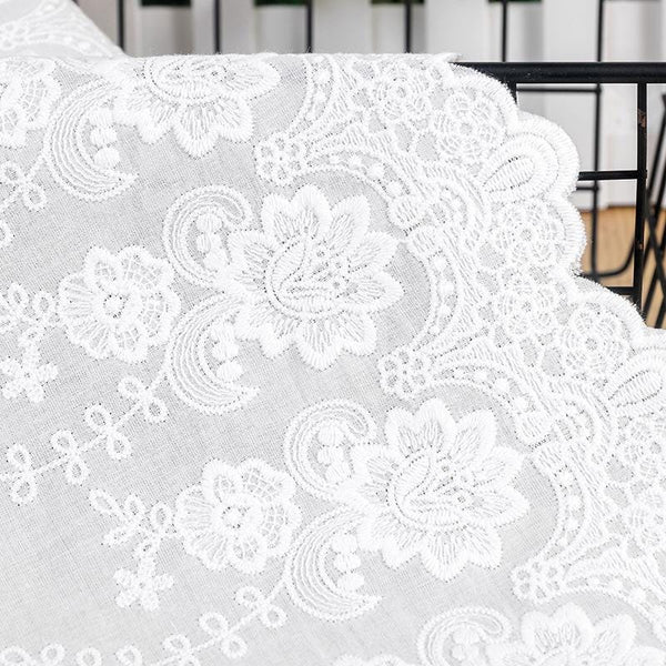 Scalloped Edge Cotton Lace Trim: Elegant Sewing & Crafting