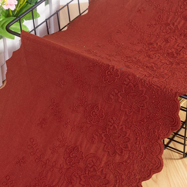 Scalloped Edge Cotton Lace Trim: Elegant Sewing & Crafting