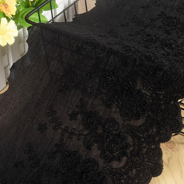 Scalloped Edge Cotton Lace Trim: Elegant Sewing & Crafting