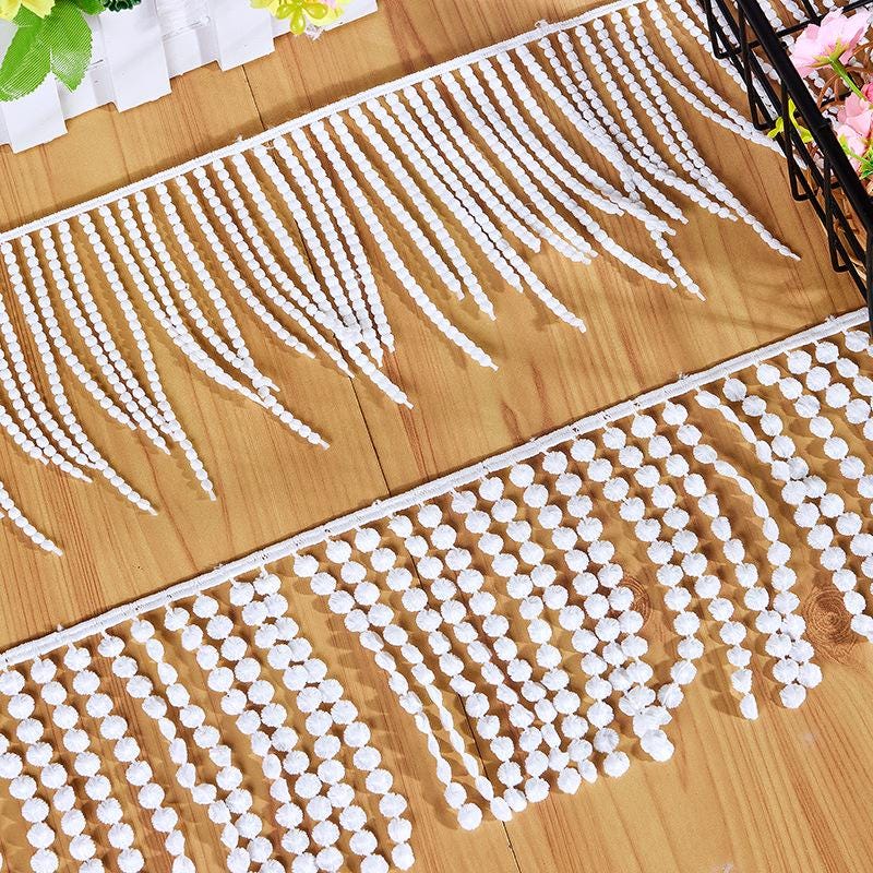 Off White Venice Lace Trim: Scalloped Victorian Guipure, 4.25" Wide, Priced by the Yard
