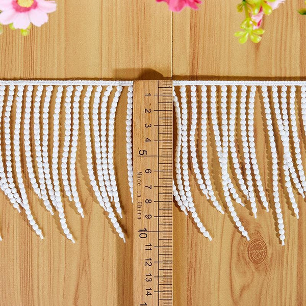 Off White Venice Lace Trim: Scalloped Victorian Guipure, 4.25" Wide, Priced by the Yard