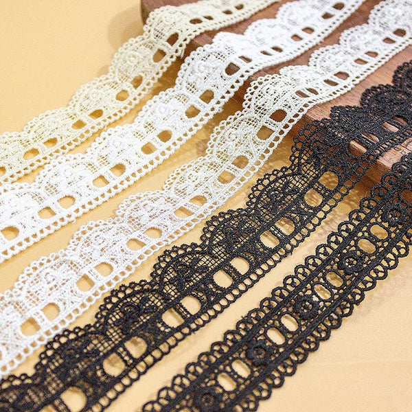 White Scalloped Venice Lace Trim: Victorian Guipure, Sewing & Crafting
