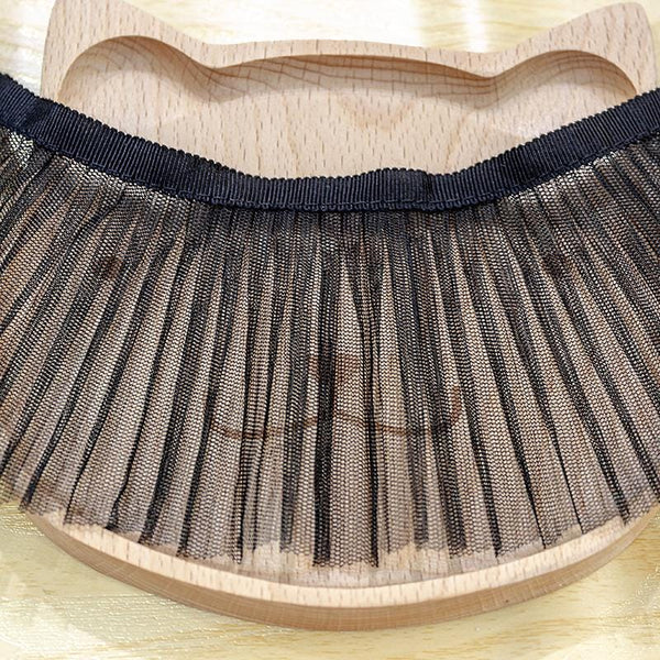 White Ruffle Tutu Trim: 1 Inch Wide, Non-Elastic DIY Decor