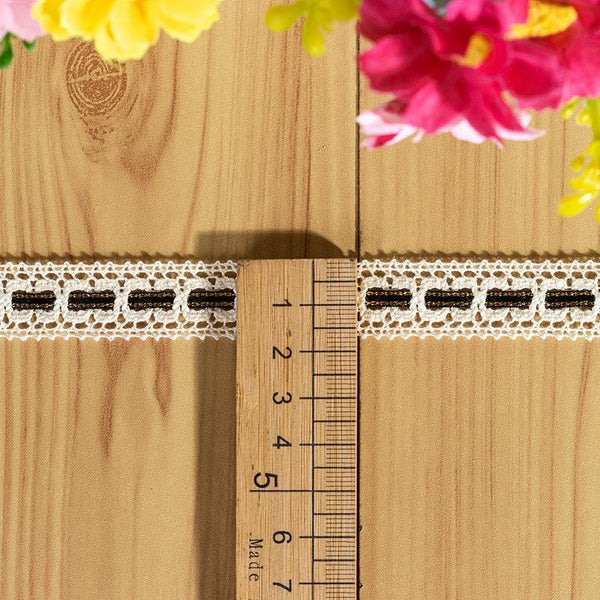 Cotton Lace Ribbon: 3/4 Inch Wide - DIY Sewing & Crafting