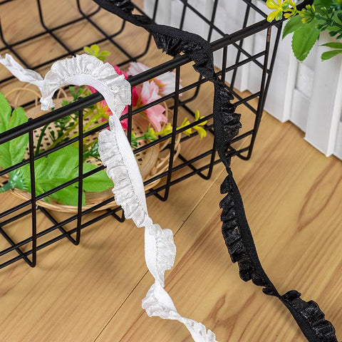 Scalloped Venice Lace Trim: Elastic Edge Cotton Lace for Sewing