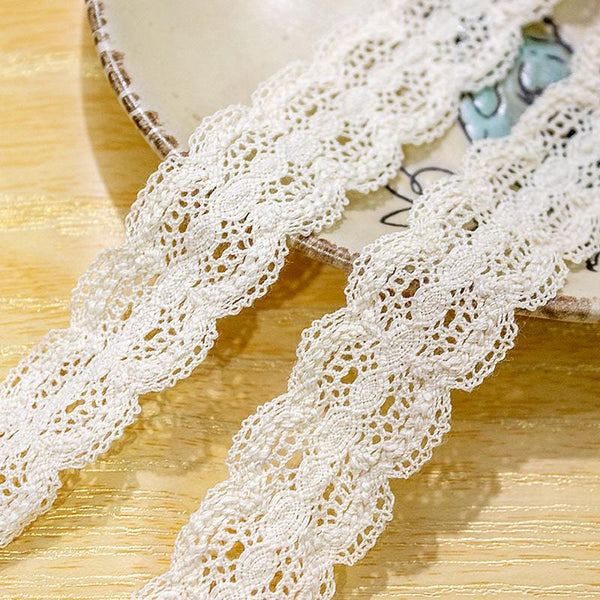 Cotton Venice Lace Trim: Scalloped Edge Sewing & Crafting