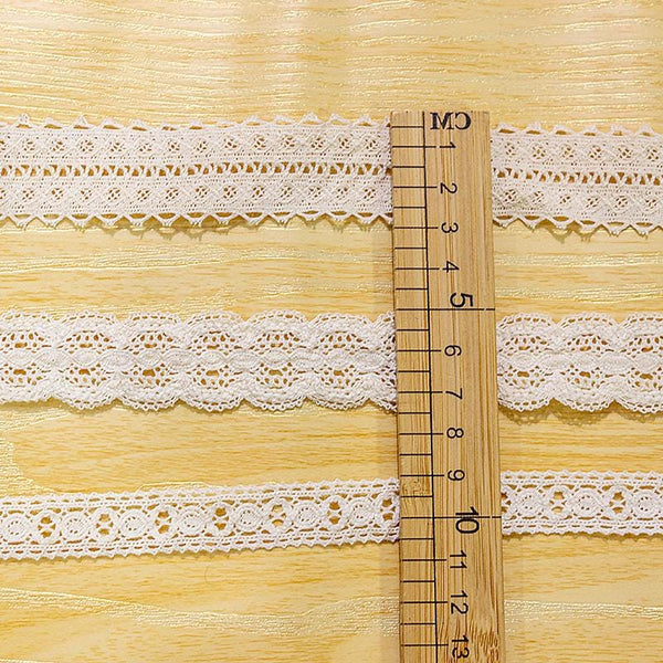 Cotton Venice Lace Trim: Scalloped Edge Sewing & Crafting
