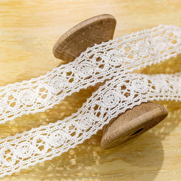Cotton Venice Lace Trim: Scalloped Edge Sewing & Crafting