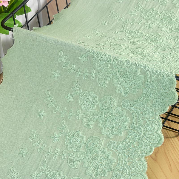 Scalloped Edge Cotton Lace Trim: Elegant Sewing & Crafting