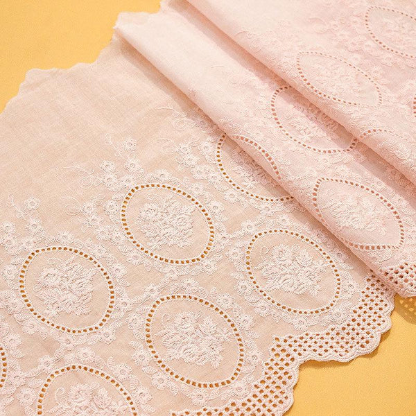 Scalloped Cotton Venice Lace Trim: Elegant Sewing & Craft Décor