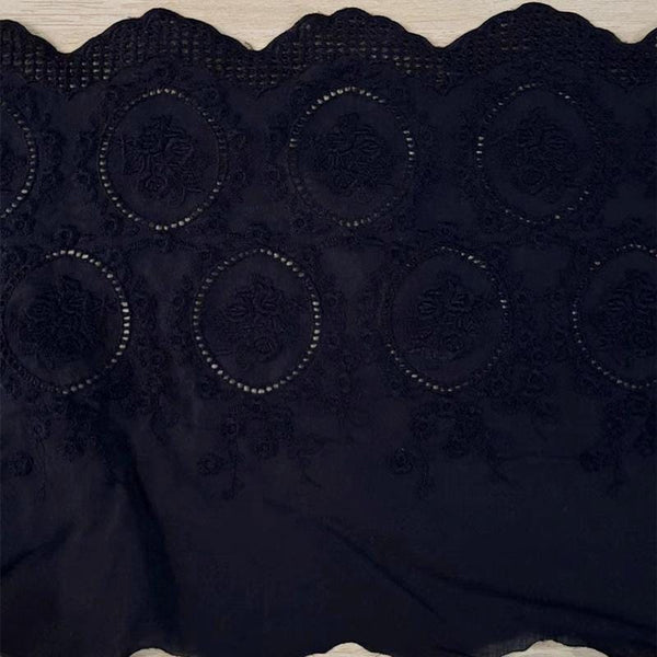 Scalloped Cotton Venice Lace Trim: Elegant Sewing & Craft Décor