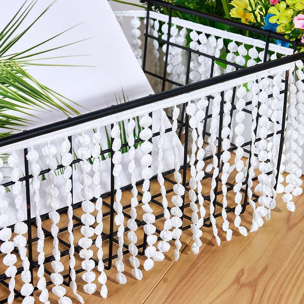 Off White Venice Lace Trim: Scalloped Victorian Guipure, 4.25" Wide, Priced by the Yard