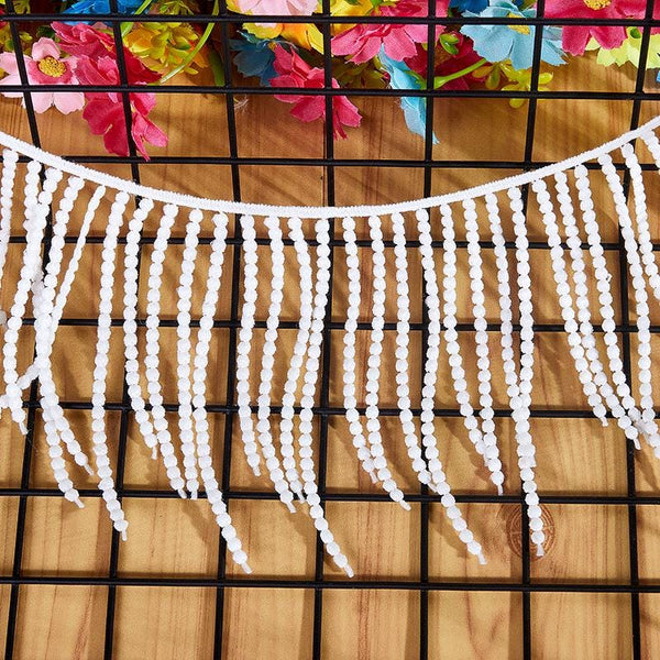 Off White Venice Lace Trim: Scalloped Victorian Guipure, 4.25" Wide, Priced by the Yard